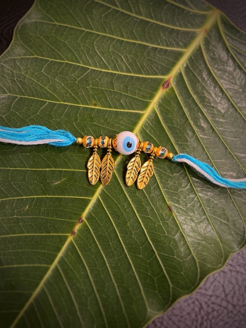 

Digital Dress Room Blue Fancy Evil Eye Rakhi
