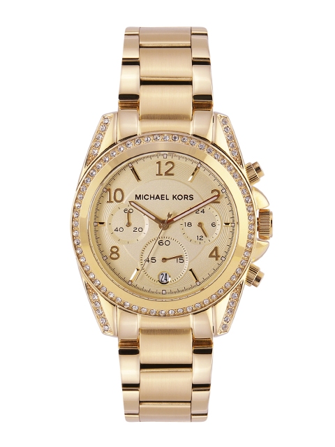 

Michael Kors Women Gold-Toned Blair Chronograph Watch MK5166