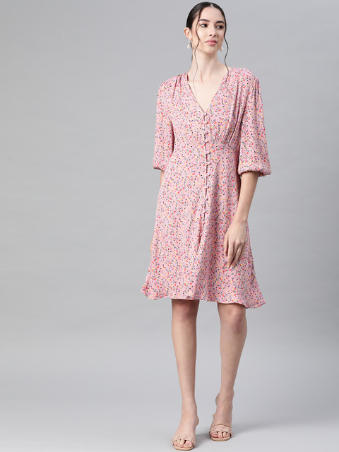 

Marks & Spencer Pink Floral Dress