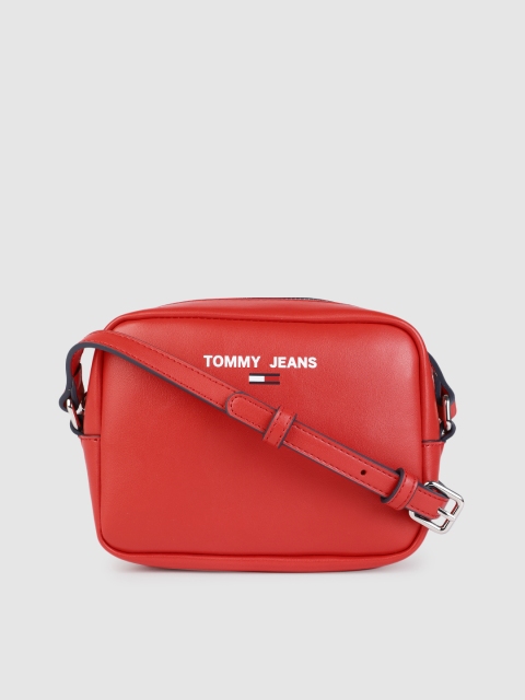 

Tommy Hilfiger Red Structured Camera Sling Bag