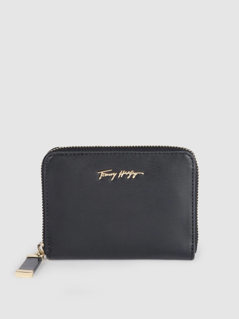 

Tommy Hilfiger Women Navy Blue Solid Zip Around Wallet