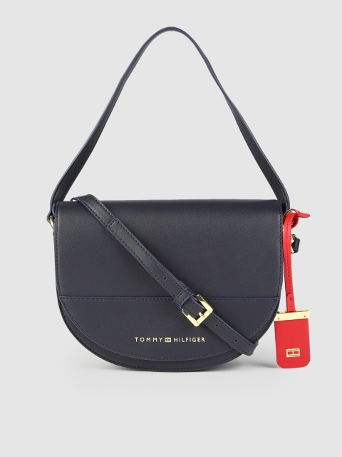 

Tommy Hilfiger Navy Blue Half Moon Sling Bag