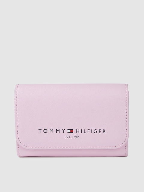 

Tommy Hilfiger Women Pink Solid Two Fold Wallet