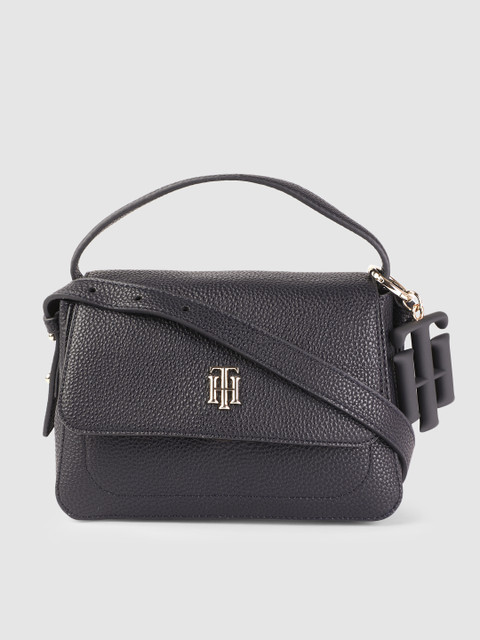 

Tommy Hilfiger Navy Blue Solid Satchel