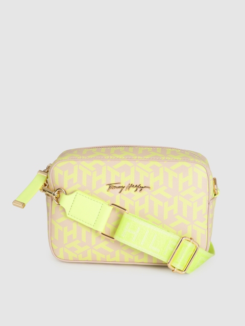 

Tommy Hilfiger Women Yellow Printed Sling Bag