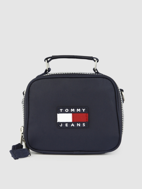 

Tommy Hilfiger Navy Blue Solid Sling Bag