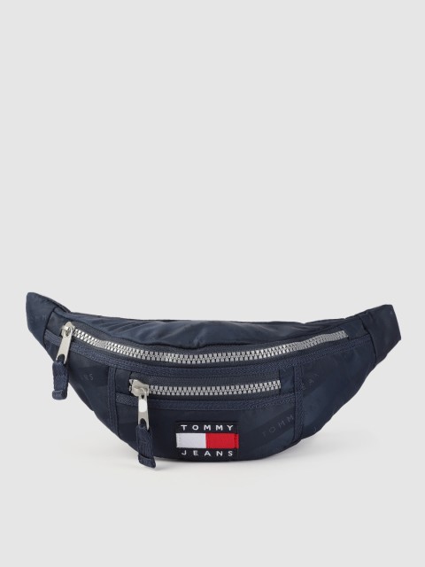 

Tommy Hilfiger Women Navy Blue Solid HERITAGE JACQUARD Waist Pouch