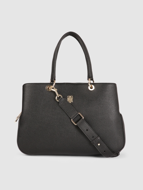 

Tommy Hilfiger Black Structured Shoulder Bag