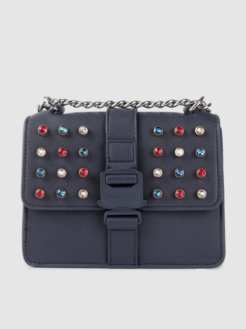 

Tommy Hilfiger Blue Embellished Sling Bag