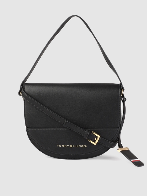 

Tommy Hilfiger Women Black Solid Handheld Bag