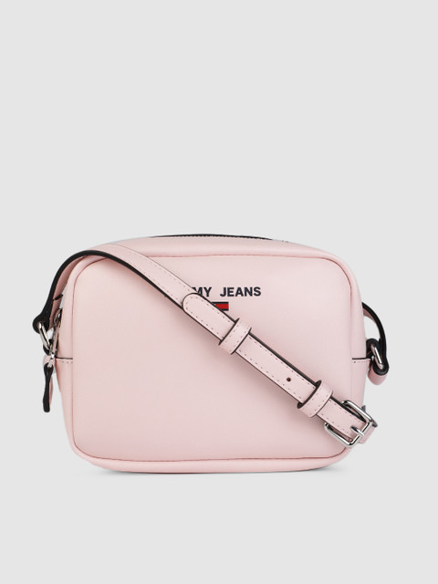 

Tommy Hilfiger Women Pink Solid Camera Bag With Sling Strap