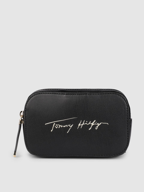 

Tommy Hilfiger Women Black Solid ICONIC SIGN Waist Pouch