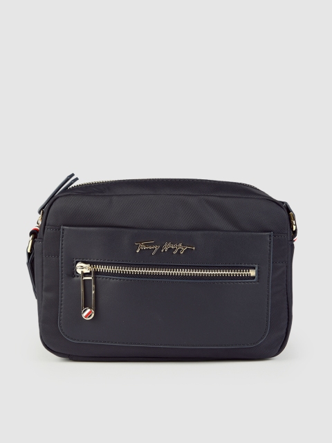 

Tommy Hilfiger Navy Blue Solid Sling Bag