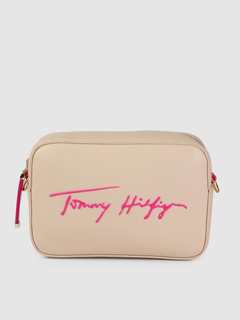 

Tommy Hilfiger Beige Solid Sling Bag