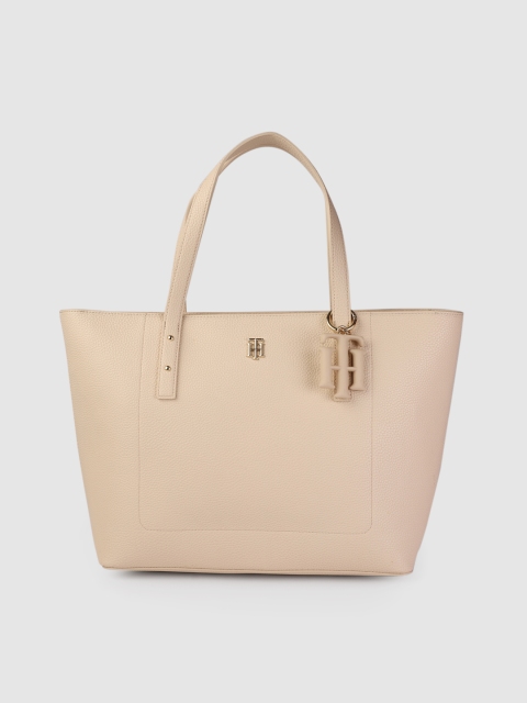 

Tommy Hilfiger Beige Solid Shoulder Bag