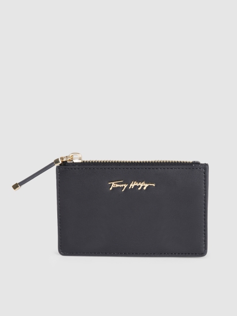 

Tommy Hilfiger Women Navy Blue Solid Card Holder