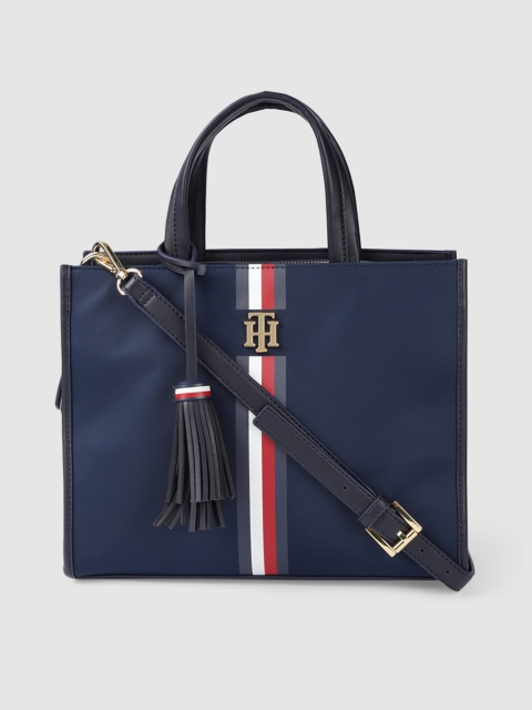 

Tommy Hilfiger Women Blue Solid Handheld Bag