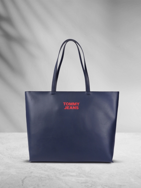 

Tommy Hilfiger Women Blue Solid Tote Bag