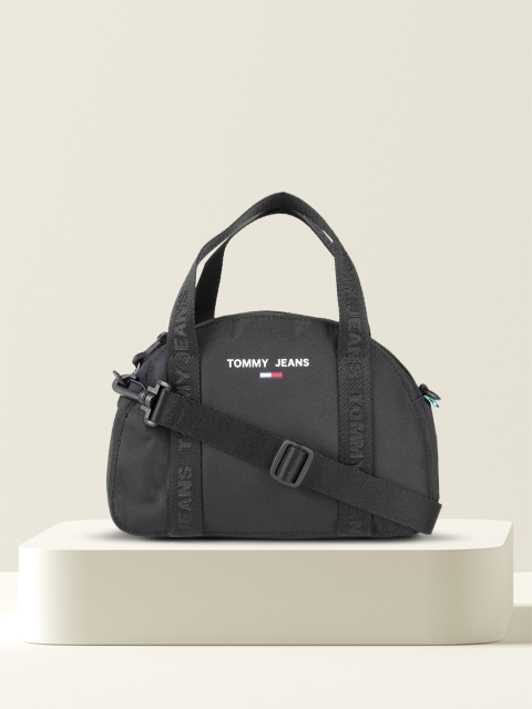 

Tommy Hilfiger Black Solid Structured Sling Bag