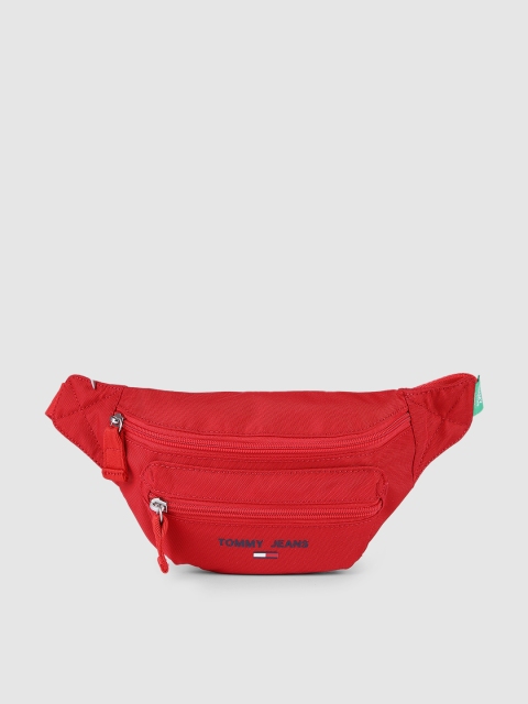 

Tommy Hilfiger Women Red Solid Waistpouch