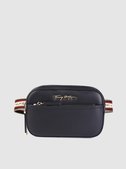 

Tommy Hilfiger Women Navy Blue Solid Iconic Bumbag Waist Pouch