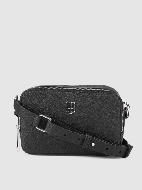 

Tommy Hilfiger Women Black Solid Camera Bag With Sling Strap