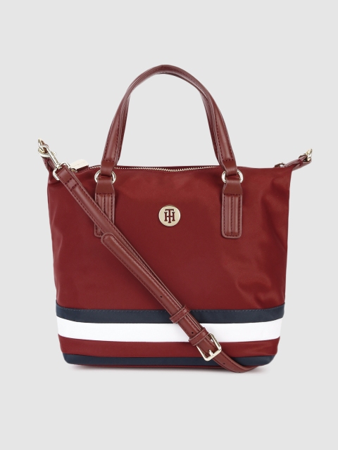 

Tommy Hilfiger Red Structured Handheld Bag