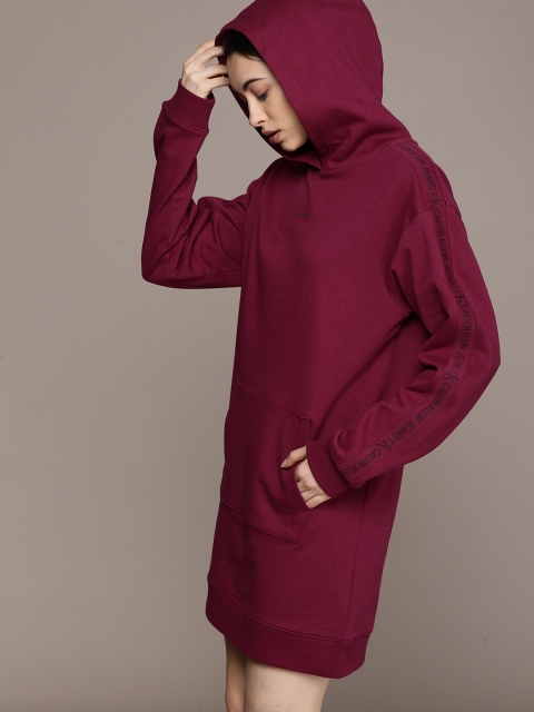 

Calvin Klein Jeans Purple Hooded Jumper Dress