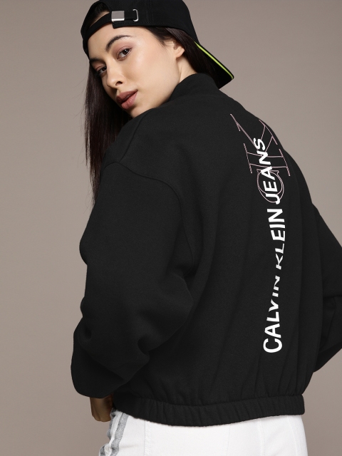 

Calvin Klein Jeans Women Black Printed Sweatshirt