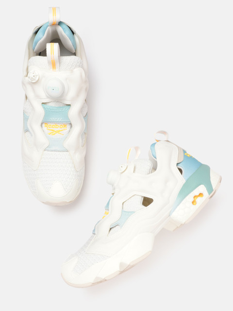 

Reebok Classic Unisex White Woven Design Instapump Fury OG Sneakers