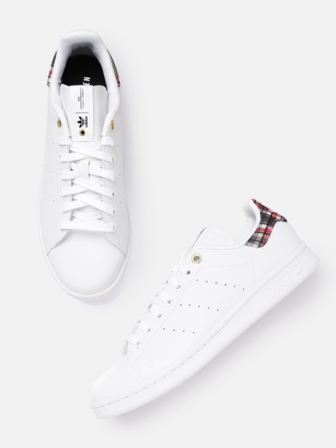 

ADIDAS Originals Women White Perforated Detail Her Studio London Stan Smith Sneakers