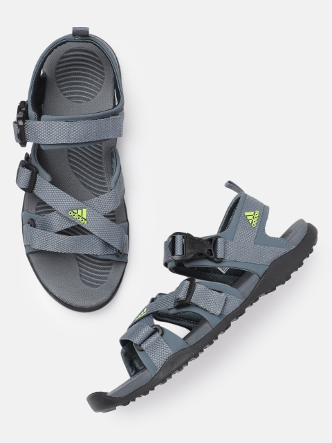 

ADIDAS Men Teal Blue Woven Design Gladi 2.0 MS Sports Sandals