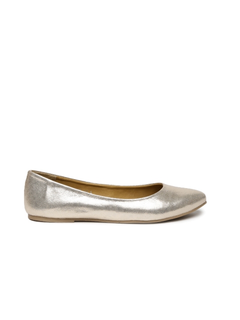 

Carlton London Women Muted Gold-Toned Flat Shoes