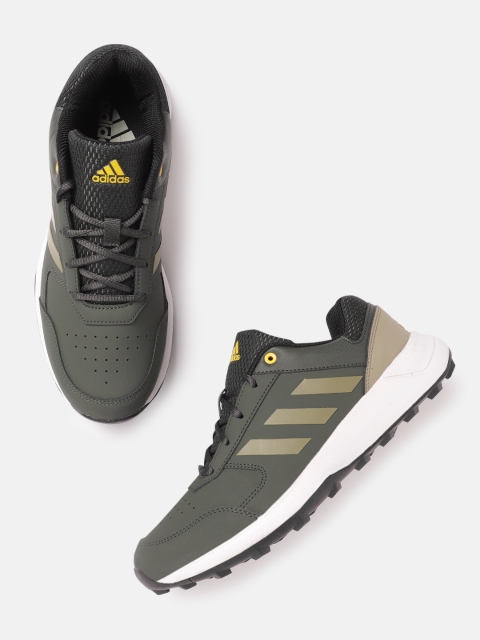 

ADIDAS Men Olive Green Solid Wind Chaser Trekking Shoes
