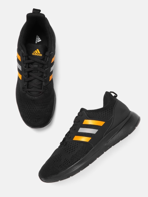 

ADIDAS Men Black Woven Design Dasherr Running Shoes