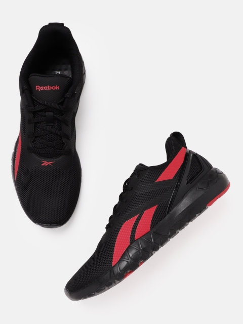 

Reebok Men Black & Red MARCO Woven Design Training Shoes