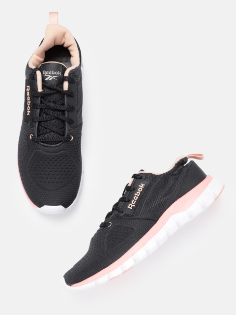 

Reebok Women Black Aim Runner Knit Shoes