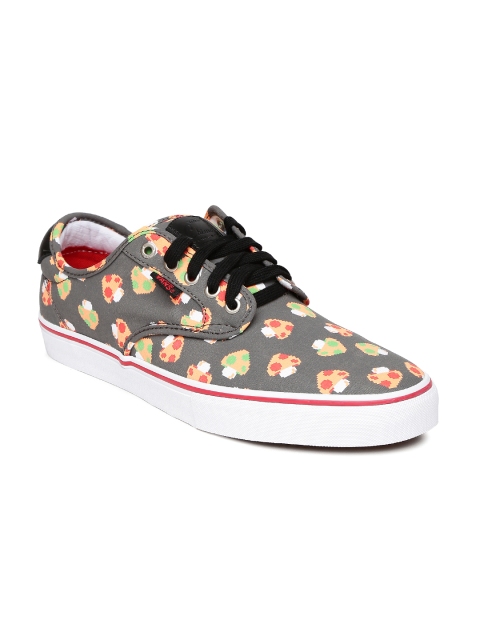 

Vans Men Grey Printed Chima Ferguson Pro Skate Shoes