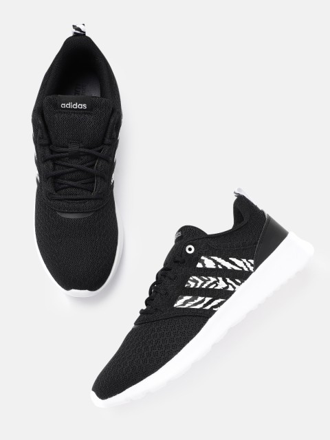 

ADIDAS Women Black Woven Design QT Racer 2.0 Sustainable Running Shoes