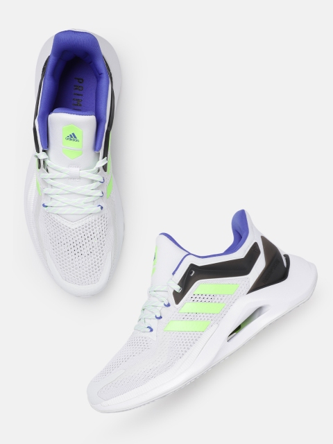 

ADIDAS Men Off-White Woven Design Alphatorsion 2.0 Running Shoes