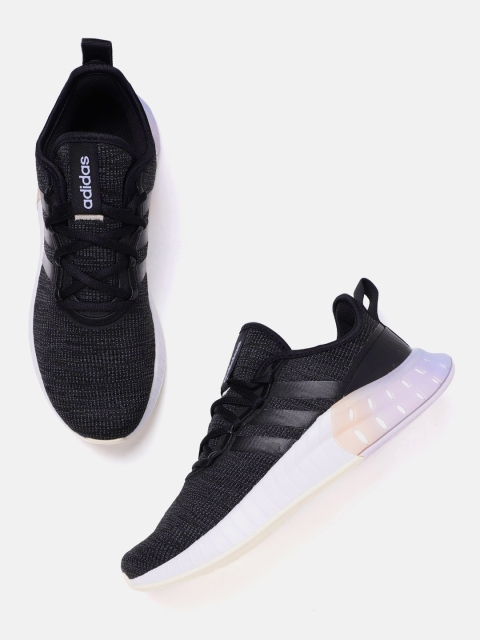 

ADIDAS Women Black Woven Design Kaptir Super Sustainable Running Shoes