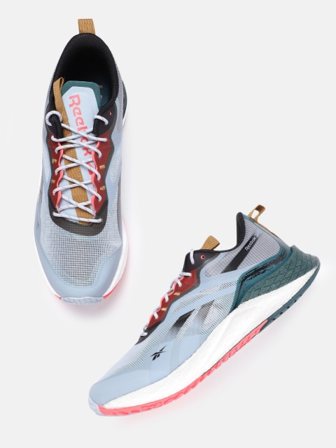 

Reebok Men Grey Woven Design Floatride Energy 3.0 Adventure Running Shoes
