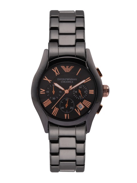 

Emporio Armani Men Black Bracelet Style Analogue Watch AR1410I