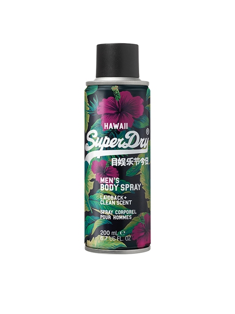 

Superdry Men Heritage Hawaii Body Spray, Green