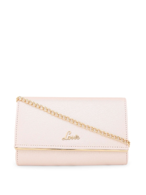 

Lavie Pink Shimmer Purse with Detachable Shoulder Strap