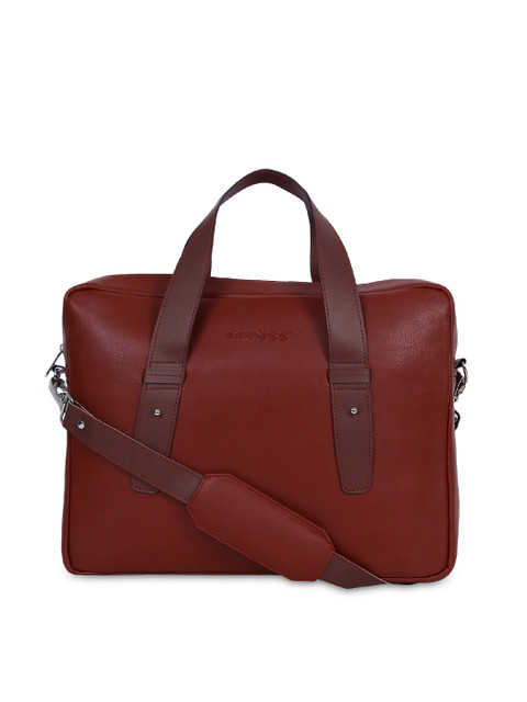 

MBOSS Unisex Tan Brown Laptop Bag