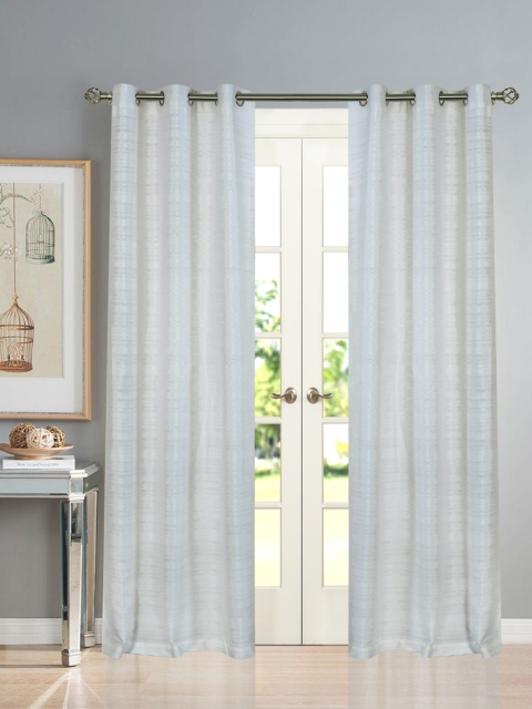 

Deco Window White Set of 2 Sheer Door Curtain