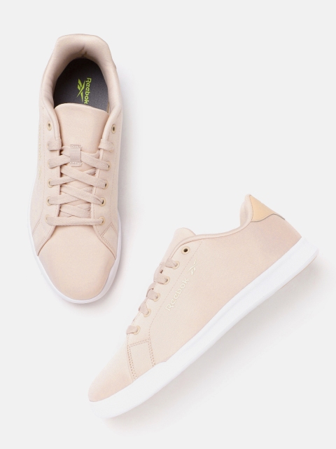 

Reebok Women Peach-Coloured Solid Reebok LUX Walk Sneakers