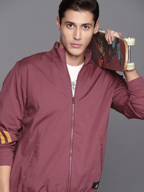 

ADIDAS Men Purple Solid Sportswear Future Icons Woven Track Jacket