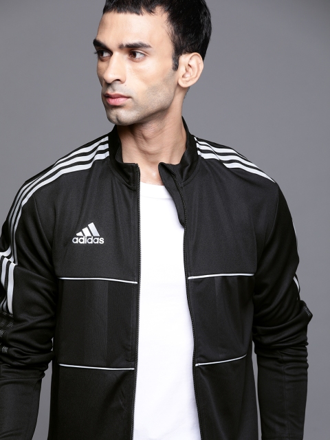

ADIDAS Men Black Tiro Reflective Football Sustainable Track Jacket